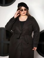 پالتو فوتر شنل دار - تصویر 5