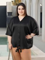 شومیز ساتن - تصویر 6