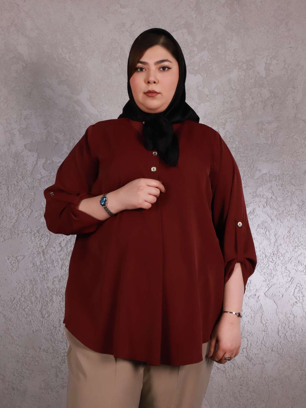 Compress_20260215_171728_8221 شومیز سه دکمه - تصویر 1