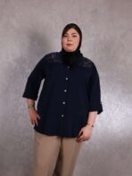شومیز گیپور دوزی - تصویر 4