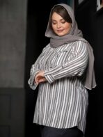 مانتو لینن زارا راه راه