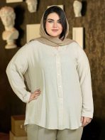 تونیک لینن راه راه - تصویر 6