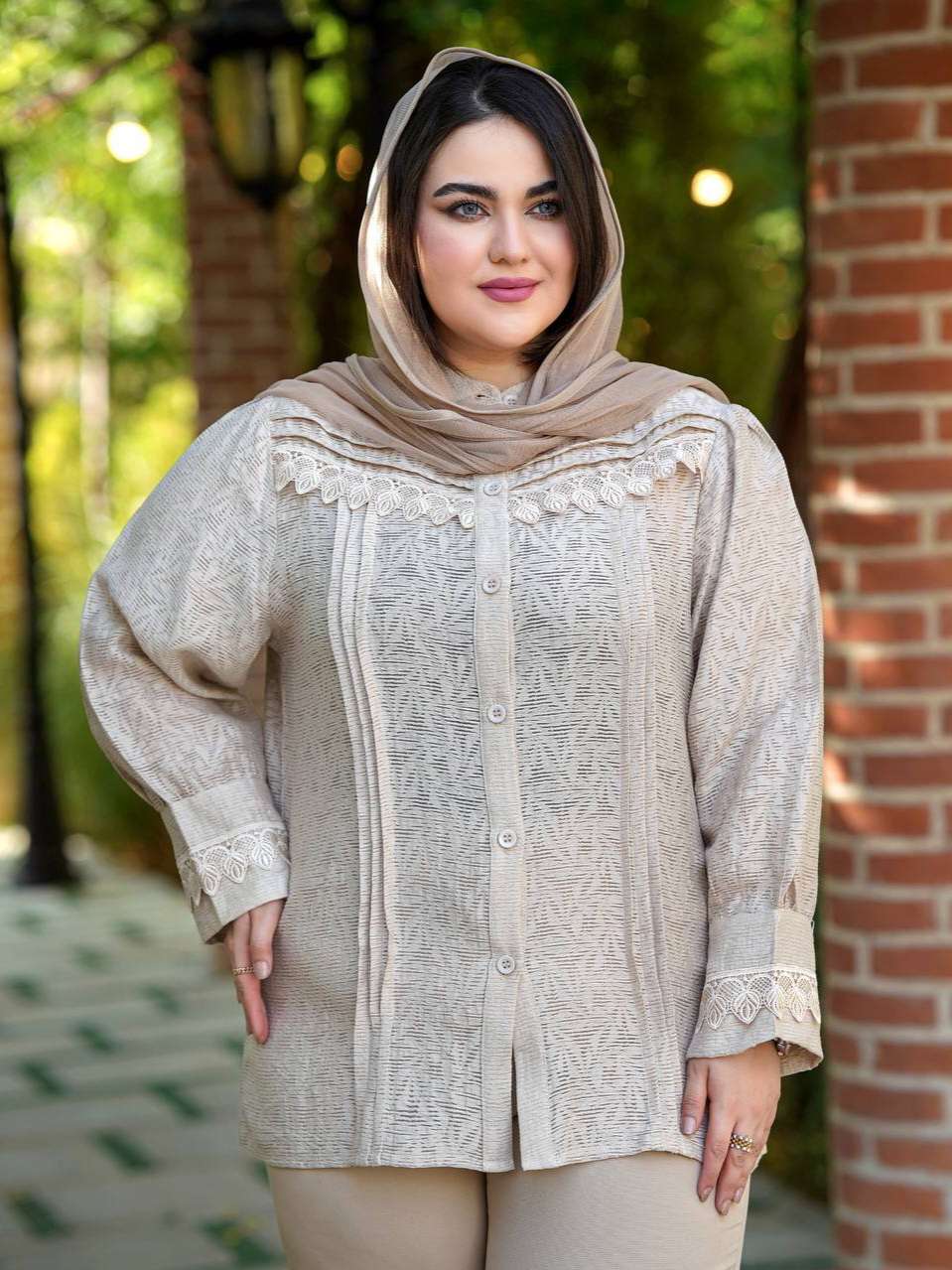 Compress_20260618_192414_4885 شومیز کسمه قواره بزرگ - تصویر 1