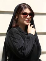 شومیز مشکی خرجکار لمه - تصویر 5