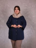 تونیک مانتویی سایزبزرگ - تصویر 5