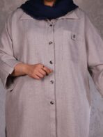 تونیک مانتویی سایزبزرگ - تصویر 4