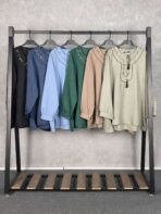 تونیک جلوبسته قواره دار - تصویر 2