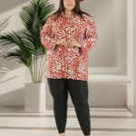 تونیک طرحدار سایزبزرگ