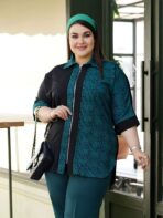 شومیز زیپدار سایزبزرگ - تصویر 4