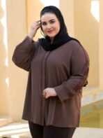 شومیز آستین گیپور - تصویر 5