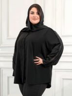 شومیز آستین گیپور - تصویر 6