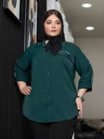 شومیز خرجکار پلنگی - تصویر 4