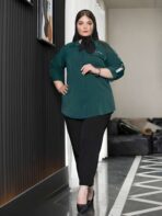شومیز خرجکار پلنگی - تصویر 5