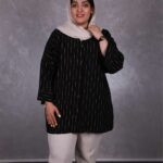 تونیک مانتویی قواره دار