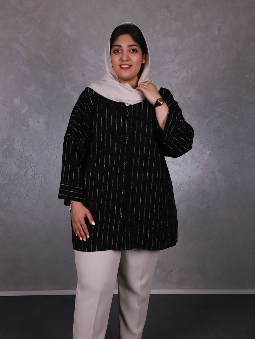 Compress_20260716_230839_9850 تونیک مانتویی قواره دار - تصویر 1