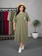 پیراهن لانگ قواره دار
