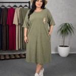 پیراهن لانگ قواره دار