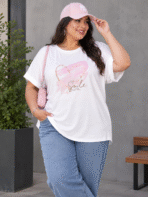 تیشرت وارداتی طرح smile