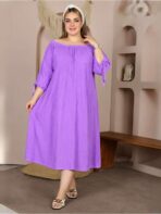 پیراهن یقه کش قواره دار