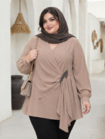 شومیز حریر شالدار