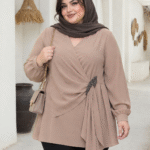 شومیز حریر شالدار